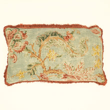 Jaded Cranberry Floral Cushion